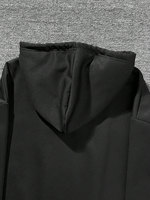 Ensemble de survêtement en molleton pour homme avec logo personnalisé, sweat-shirt et pantalon de survêtement 100% coton, streetwear surdimensionné, tenue de sport d'hiver
