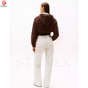 Sudadera con Capucha Deportiva para Mujer, Absorbente de Humedad, Forro Polar de Algodón, para Entrenamiento, Yoga, Running en Invierno - Product Image 4