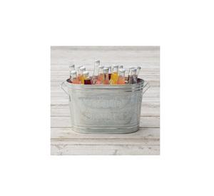 Cubo de hielo galvanizado para BAR, nuevo diseño, para vino de METAL - Product Image 1