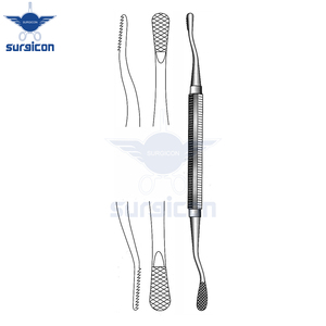Miller-Colburn Bone File Length 18 cm / 7 Inch Width 5 mm and 7 mm Double-Ended Surgical Bone <b>Filing</b> Instrument - Product Image 3