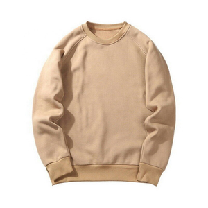 เสื้อสเวตเชิ้ตคอกลมผ้าฝ้าย 100% พิมพ์โลโก้ตามสั่ง คุณภาพพรีเมียม หลายสี รับผลิตแบบ OEM ODM ขายส่ง - Product Image 1
