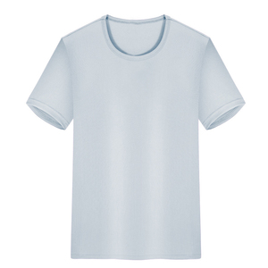 T-shirt unisexe d'été à séchage rapide en polyester 150G, broderie personnalisée avec logo, prix d'usine Chine-Bangladesh, OEM - Product Image 3