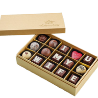 Hete product groothandel multi-smaak solide truffel chocoladeballetjes fruitjam snoep notenvulling geschenkverpakking gemaakt in Vietnam