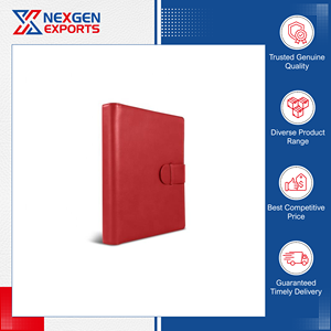 Nexgen Exports - Carpeta de 3 Anillos de Cuero PU Duradero de Calidad Inigualable con Tarjetero para Compradores Globales al por Mayor - Product Image 4