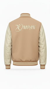 Sustainable Winter Fashion Varsity <b>Jacket</b> with Front Logo Embroidery Patches Viral Street Style Oversized American Style - Product Image 3