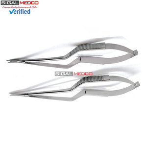 กรรไกรผ่าตัดขนาดเล็ก SIGAL MEDCO เยอรมนี 7.5 นิ้ว แบบตรงและโค้ง ทำจากเหล็กกล้าไร้สนิม ใช้งานด้วยมือ ได้รับมาตรฐาน CE ISO13485/ISO9001 - Product Image 2