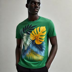 Nouveau design T-shirts décontractés unisexe en polyester/coton 220g tricoté, coupe oversize, manches longues, couleur unie, style décontracté chic pour hommes – Vente en gros - Product Image 2