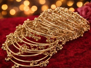 Daily Style 4 Kashmiri Fashion Women's Stylish Trendy Stackable Stainless Steel Eco-Friendly <b>Bangles</b> Wrist Accessories Modern - Product Image 5