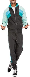 Wholesale Unisex Breathable Nylon Polyester Reflective Windbreaker Heavyweight Hooded Winter Tracksuit <b>Set</b> Streetwear Outdoor - Product Image 4