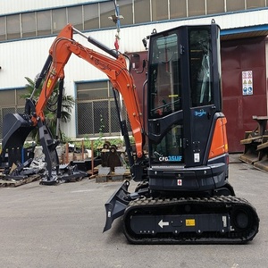 Mini-excavatrice de 3,5 tonnes, petite machine à chenilles pour travaux de construction, défrichement de terres agricoles, creusement de fossés, robuste. - Product Image 6