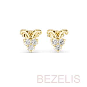 Pendientes de Diamantes Cultivados en Laboratorio HPHT, Corte Redondo, Claridad VVS, Accesorio de Moda Fino, Joyería Fina, Regalo de Novia, Accesorio de Lujo Certificado - Product Image 3