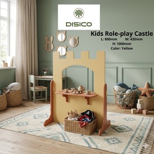 Castillo de Juego Infantil Hao Hung Long an TVRB115, Duradero y Seguro, Madera Contrachapada de Pino Americano, Bordes Lisos, Uso en Exteriores - Product Image 4