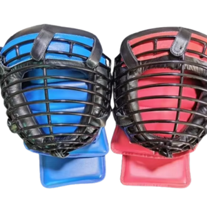 Protector de Cabeza Kali Stick/Escrima con Máscara, de Cuero Suave, para Entrenamiento de Artes Marciales Filipinas, Arnis Eskrima, Sparring para Adultos - Product Image 2