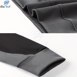 เสื้อฮู้ดผู้ชายแบบสองสี คอตตอนฟลีซหนานุ่ม ผลิตตามแบบ OEM ODM - Product Image 3