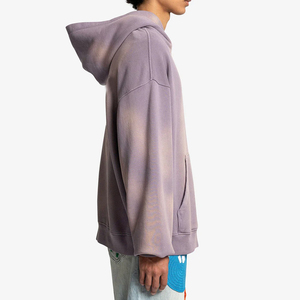 เสื้อฮู้ดดี้วินเทจฟอกสีซีดแบบซันเฟดสำหรับผู้ชาย ผ้าฝ้ายคุณภาพดีเยี่ยม เนื้อหนา ซันเฟดแบบดิสเทรส สำหรับผู้ใหญ่ - Product Image 2