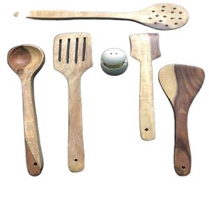 Awesome Spatula <b>Set</b> Non Stick Cooking <b>Spoons</b> <b>Wooden</b> For Kitchen Crockery <b>Set</b> Of 5 <b>Spoon</b> kitchenware Dinner Serving Tabletop <b>set</b> - Product Image 1
