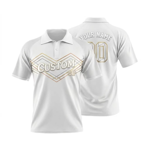 Rohzen Sports Custom White Men's Breathable <b>Canvas</b> Shirt Short Sleeve Solid Digital Printing 220g Plus Size Casual Style - Product Image 2