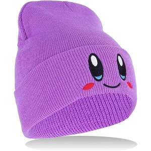 Gorro de punto de invierno Kirby Beanie Merch, bonito gorro de algodón de alta calidad para mujer con logotipo de diseñador bordado - Product Image 5