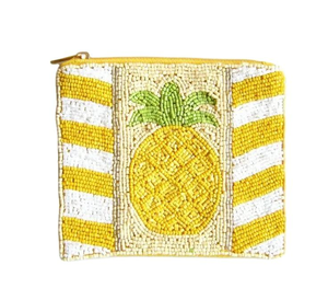 Monedero artesanal TEEHAW con cuentas de estrella y estampado de vaca, hecho a mano en India, con etiquetas y tarjetas. - Product Image 5