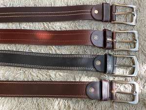 Ceintures en cuir unisexe de Style occidental, uniques et élégantes, ceintures personnalisées avec Logo de haute qualité, ceintures en cuir véritable - Product Image 2