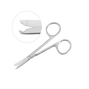 Ciseaux de retrait de sutures Littauer en métal, acier inoxydable, instrument chirurgical médical, ciseaux de retrait de sutures Littauer 5,5 pouces - Product Image 5