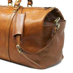 กระเป๋าเดินทางหนังแท้หนาสำหรับผู้ชายขายดีที่สุดปี 2026 หนังวัวคุณภาพสูง ความจุ 50-70 ลิตร น้ำหนักเบา รับสกรีนโลโก้ - Product Image 4