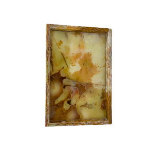 Nueva Bandeja de Mármol Natural Onyx de Lujo, Gran Formato, para Mesa de Cocina, Sala de Estar, Almacenamiento de Llaves, Decoración Moderna Personalizada - Product Image 6