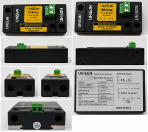 Módulo de Relé SSR UNISON de 50 Amperios, 32 E/S, 4-16 mA, IP4-32 VCC, EEPROM, RS485, Control Industrial, Conmutación de Salida - Product Image 5