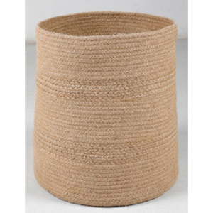 Panier artisanal durable au design élégant – Organisateur en jute naturel pour étagères, armoires et présentoirs de table - Product Image 5
