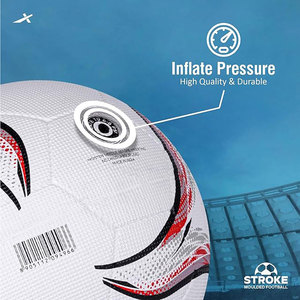 2024 Mejor Popular Balón de fútbol personalizable Material de PU y PVC de alta calidad Diseño de fútbol colorido Tamaño 5 Precio más barato - Product Image 4