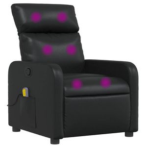 Fauteuil inclinable de massage réglable avec repose-pieds, siège de relaxation confortable - Product Image 2