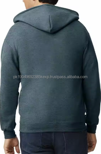 เสื้อมีฮู้ดแขนยาวสำหรับผู้ชายผ้าฟลีซระบายอากาศได้ดี100% ผ้าฝ้ายออร์แกนิกโลโก้แบบกำหนดเอง - Product Image 2