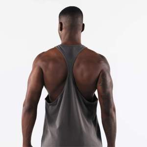 Débardeur stringer personnalisé pour homme – Séchage rapide, sans manches, idéal pour la gym, le fitness et la musculation - Product Image 2