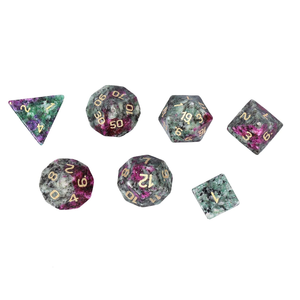 High quality stone dice Ruby fuchsite natural crystal reiki healing gemstones <b>Engraved</b> stone custom dice set Vikings crystal - Product Image 3