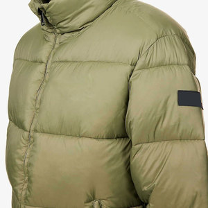 High Quality Wholesale Custom Design Stand <b>Collar</b> Bubble <b>Jacket</b> for Winter Men Long Sleeves Zipper Men Bubble <b>Jacket</b> - Product Image 3