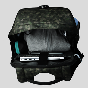 Mochila antirrobo para portátil Arctic Fox Slope Trisiac con puerto USB, bolsa de viaje Oxford marrón - Product Image 6