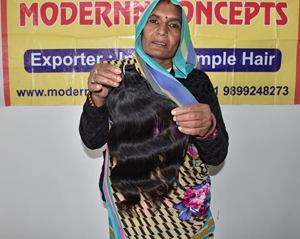 Vente en gros de cheveux humains vierges bruts à cuticule alignée avec fermeture, cheveux ondulés, naturels, lâches, ondulés, 100% - Product Image 3