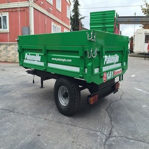 Heavy Duty <b>Farm</b> Hydraulic <b>Trailer</b> with Gear Motor High Productivity Ready Ship Agricultural Transport Multi-Purpose Tipping - Product Image 3