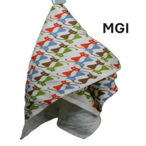 Essuie-tout de cuisine carré en coton biologique gris, séchage rapide, personnalisable avec logo, écologique et recyclé, prix de gros abordable - Product Image 2