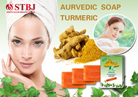 Savon au curcuma ayurvédique, nettoyage doux, soin naturel de la peau, éclaircissant, lavage corporel pour tous types de peau