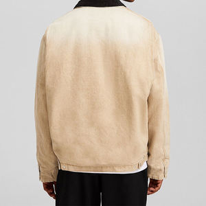 Nueva Chaqueta de Lona con Logotipo Personalizado de Alta Calidad 2026, Diseños OEM, Chaqueta Vaquera de Invierno para Hombre, Chaqueta de Mezclilla Azul con Cremallera y Forro Polar - Product Image 6