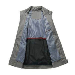 Veste coupe-vent légère pour homme, nouvelle conception, logo personnalisé, fermeture éclair, mode streetwear, Pakistan - Product Image 2