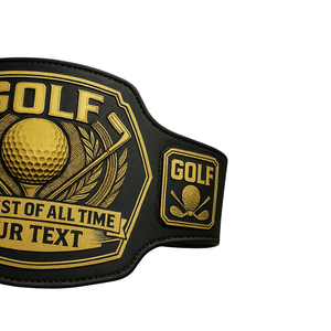 Cinturón de Campeón de Golf Personalizable, Cinturón de Campeonato del Mejor de Todos los Tiempos, Personalizado con Tu Texto, Trofeo Deportivo Premium - Product Image 3