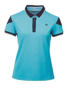 Chaqueta de equitación para mujer con cuello en contraste, de secado rápido, de piel sintética, con botones, manga corta, para competición y entrenamiento, lavable a máquina. - Product Image 3