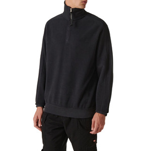 Sweat-shirt à col montant zippé pour homme, en molleton premium, style streetwear minimaliste - Product Image 3