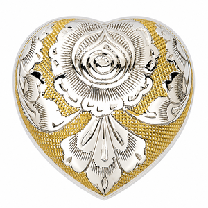 Beautiful Black Brass Engraved Heart Shaped <b>Keepsake</b> Cremation <b>Memorial</b> <b>Keepsakes</b> Urn for Funeral Ashes - Product Image 4