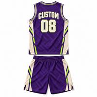 Ensemble de shorts et maillot de basket athlétique, respirant et anti-humidité, uniforme de jeu d'équipe