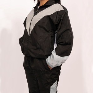 Conjunto Deportivo Cortavientos para Mujer, Transpirable, Impermeable, Ligero, Estilo Urbano, 2 Piezas, Poliéster, con Cierre - Product Image 3