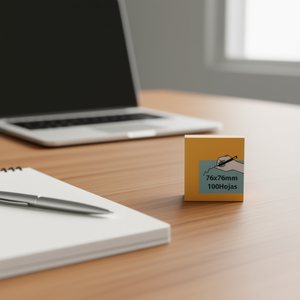 Blocchetti Adesivi 76x76mm 100 Fogli Gialli - Product Image 2