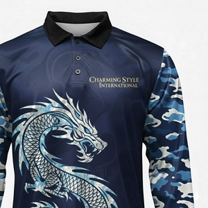 เสื้อตกปลาแบบสั่งทำพิเศษ แขนยาว มีปก - Product Image 5